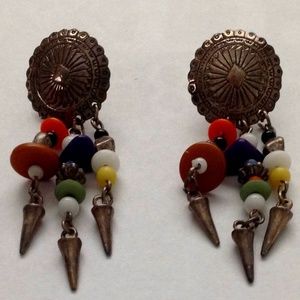 Native American design earrings